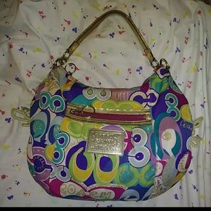 Coach Jazzy Poppy Hobo Purse!!